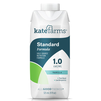 Kate Farms® Standard 1.0 Vanilla Oral Supplement / Tube Feeding Formula, 11 oz. carton