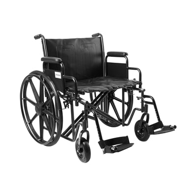 McKesson Bariatric Wheelchair, 24-Inch Seat Width