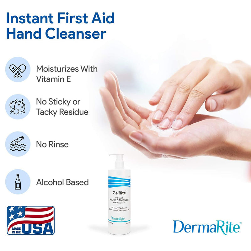 GelRite® Instant Hand Sanitizer, 4 oz. Bottle
