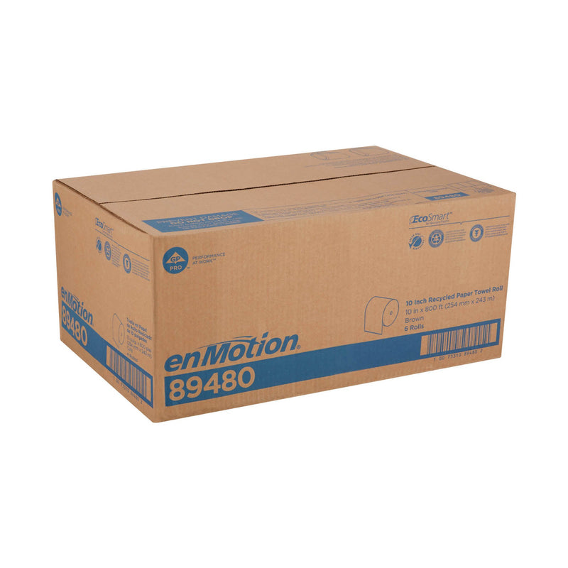 enMotion® Touchless Brown Paper Towel, 10 Inch x 800 Foot, 6 Rolls per Case