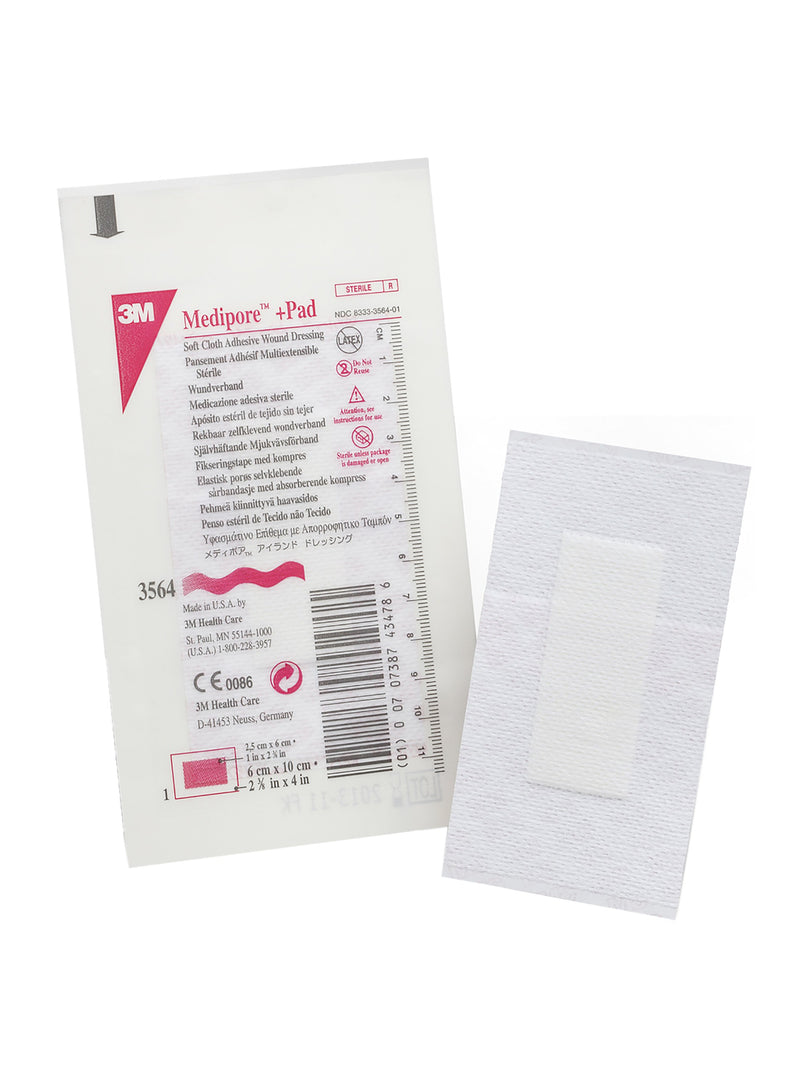 3M™ Medipore +Pad Soft Cloth Dressings