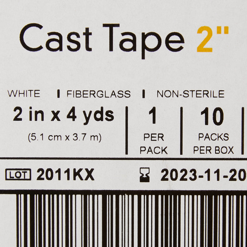 McKesson White Cast Tape, 2 Inch x 4 Yard