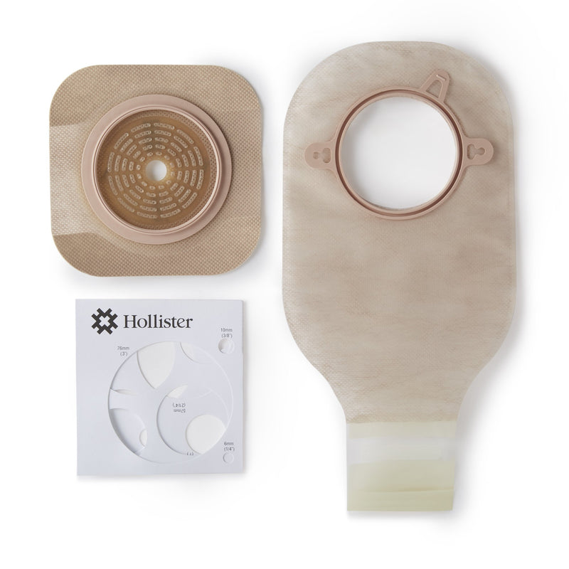 New Image™ Two-Piece Drainable Clear Ileostomy / Colostomy Kit, 12 Inch Length, 2¾ Inch Flange