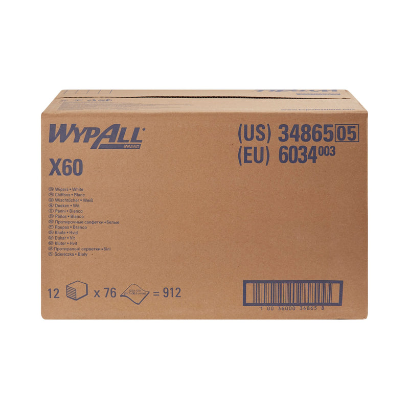 WypAll® X60 Task Wipe, ¼ Fold