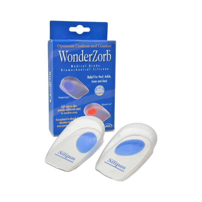 WonderZorb WonderSpur Orthotics, Large, Foot, Male 8 to 10, Female 10 to 12, Blue