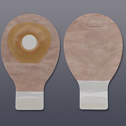 Premier™ One-Piece Drainable Beige Filtered Ostomy Pouch, 7 Inch Length, Mini, 1-3/8 Inch Stoma