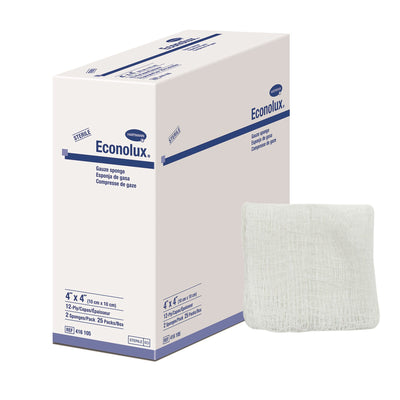 Econolux® Sterile Gauze Sponge, 4 x 4 Inch