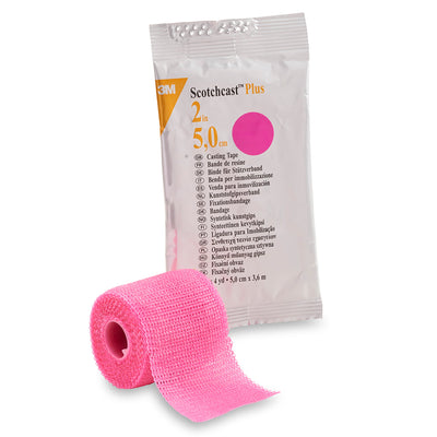 3M™ Scotchcast™ Plus Bright Pink Cast Tape, 2 Inch x 12 Foot