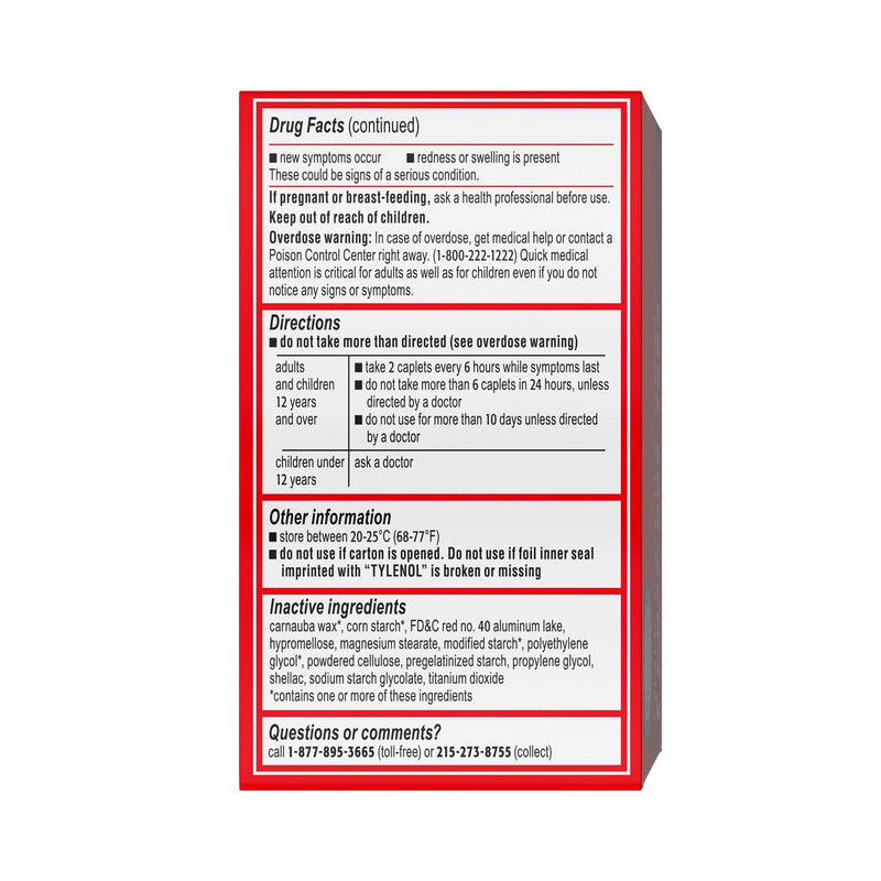 Tylenol® Extra Strength Acetaminophen Pain Relief