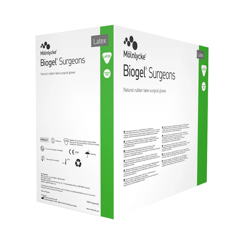 Biogel® Surgeons Latex Standard Cuff Length Surgical Glove, Size 9, Straw