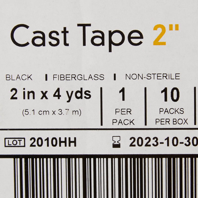 McKesson Cast Tape, Black, 2 Inch x 4 Yard