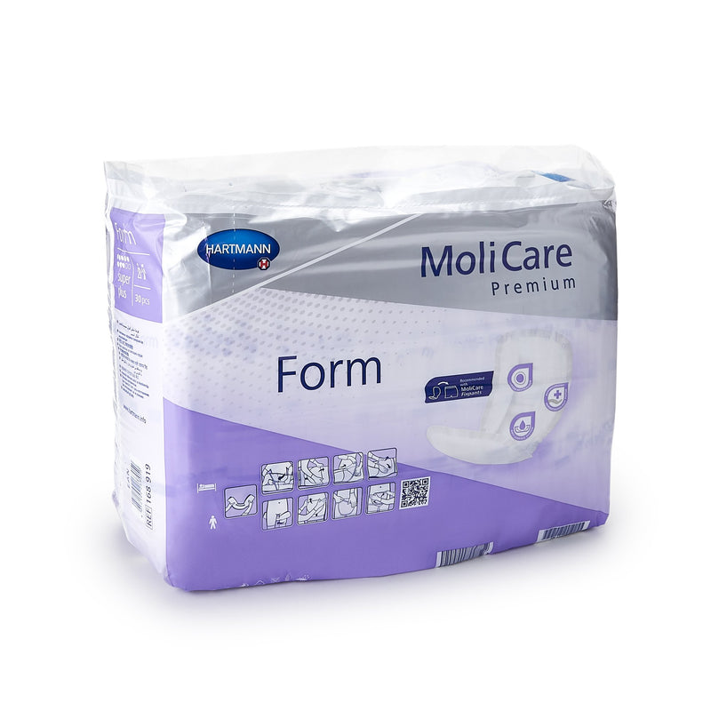 MoliCare® Premium Form Super Plus Bladder Control Pad, 12 x 27 Inch