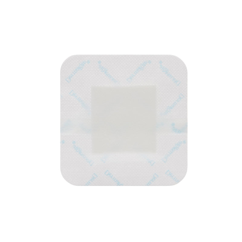 DermaRite Foam Dressing, Bordered Foam, Square Adhesive with Border, Sterile