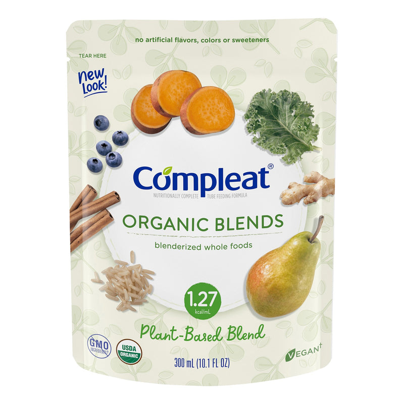 Compleat® Organic Blends Plant Blend Oral Supplement / Tube Feeding Formula , 10.1 oz. Pouch