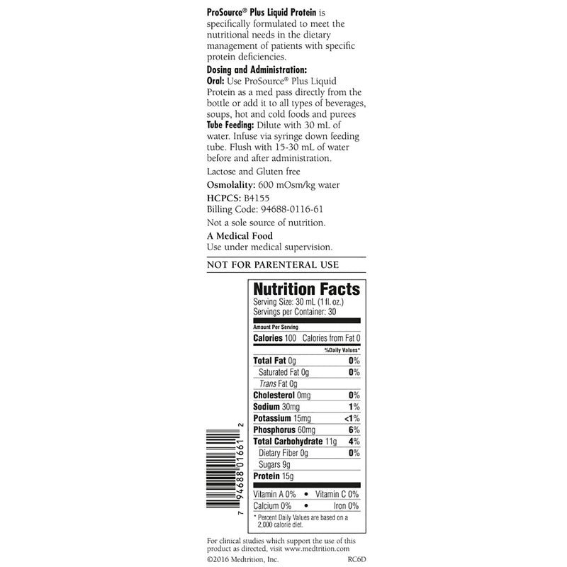 ProSource® Plus Berry Punch Protein Supplement, 32-ounce Bottle