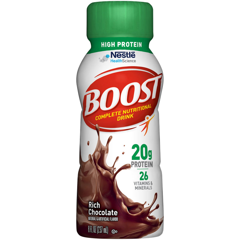 Boost® High Protein Chocolate Oral Supplement, 8 oz. Bottle