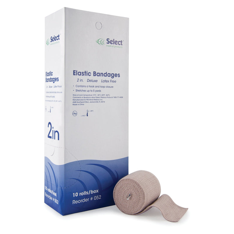 McKesson Hook and Loop Closure Elastic Bandage, 2 Inch x 5 Yard