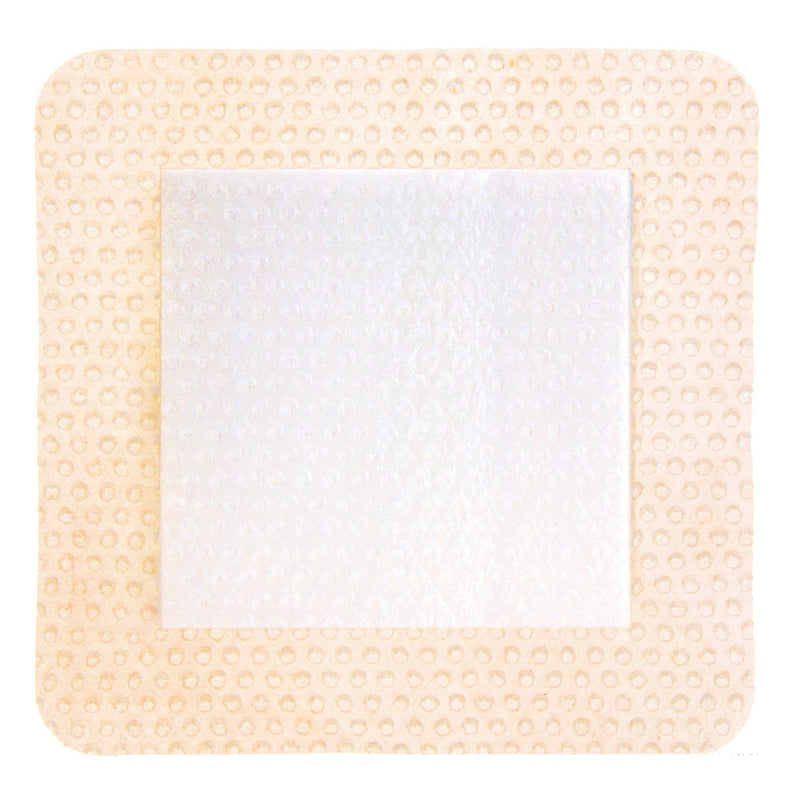 ComfortFoam™ Border Silicone Adhesive with Border Silicone Foam Dressing, 4 x 8 Inch