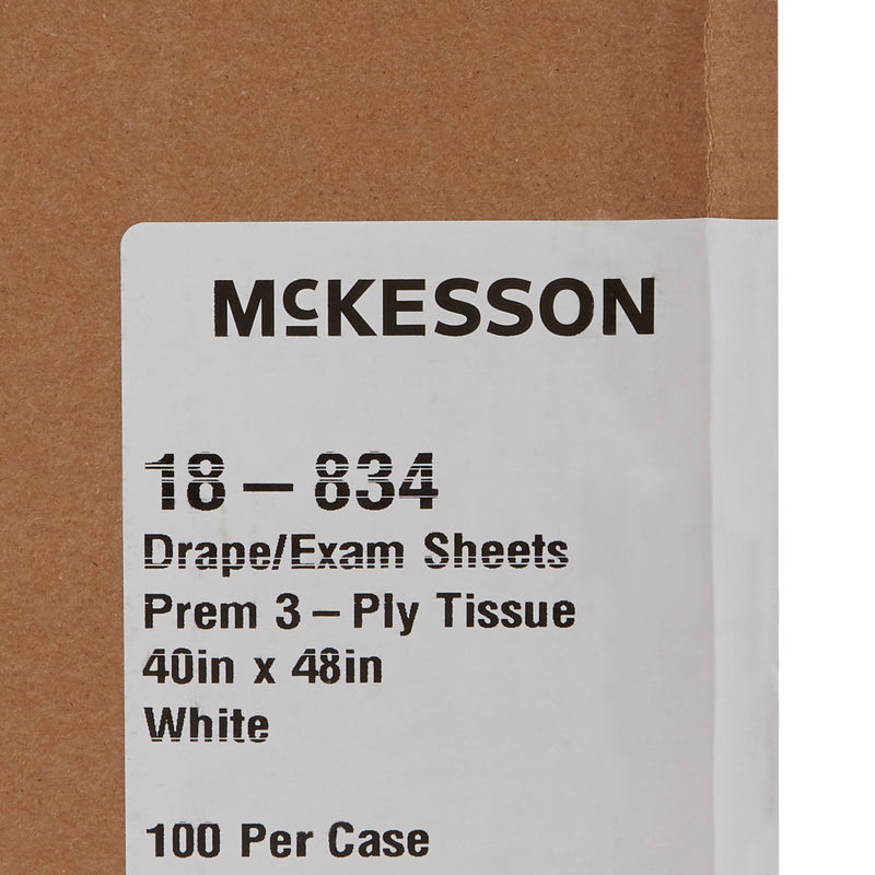 McKesson Nonsterile Physical Exam General Purpose Drape, 40 W x 48 L Inch