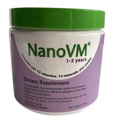 NanoVM® 1 – 3 Years Pediatric Oral Supplement, 275 Gram Jar