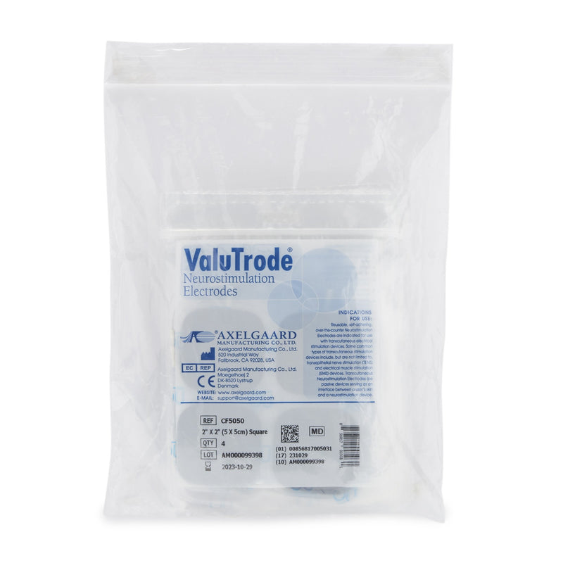 ValuTrode® Neurostimulation Electrode for TENS units, 2 x 2 Inch