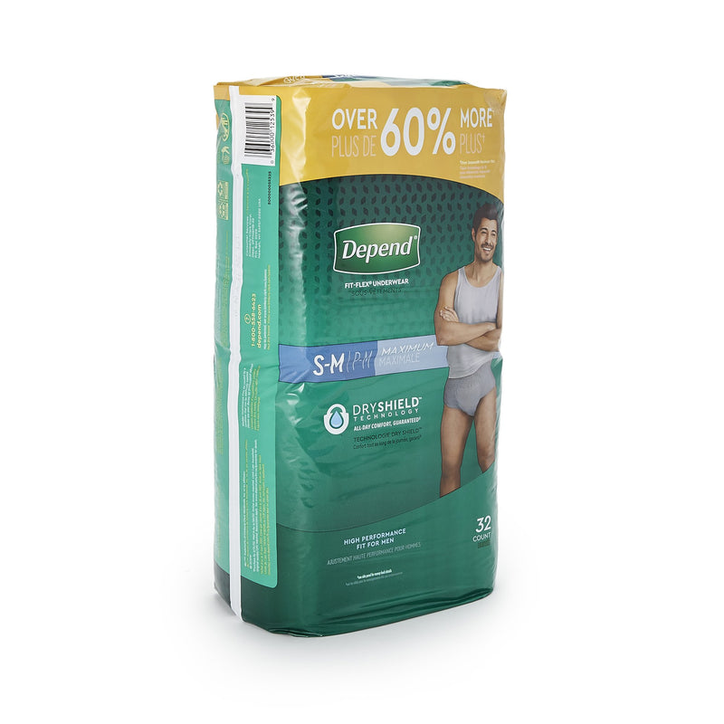 Depend® FIT-FLEX® Underwear Maximum for Men, Small/Medium