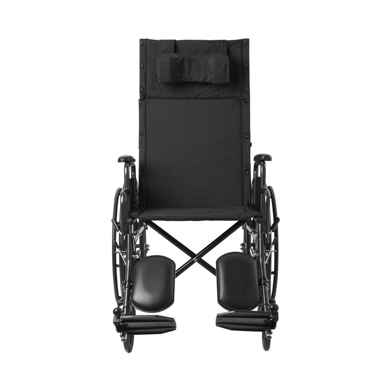 McKesson Reclining Wheelchair, 20-Inch Seat Width