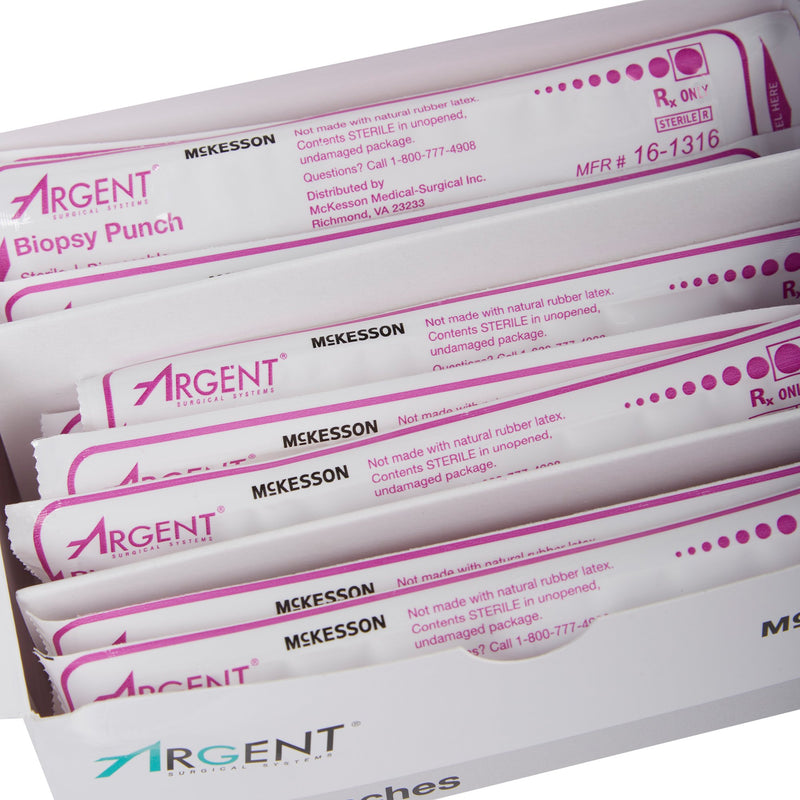 McKesson Argent™ Disposable Biopsy Punches, 8.0 mm