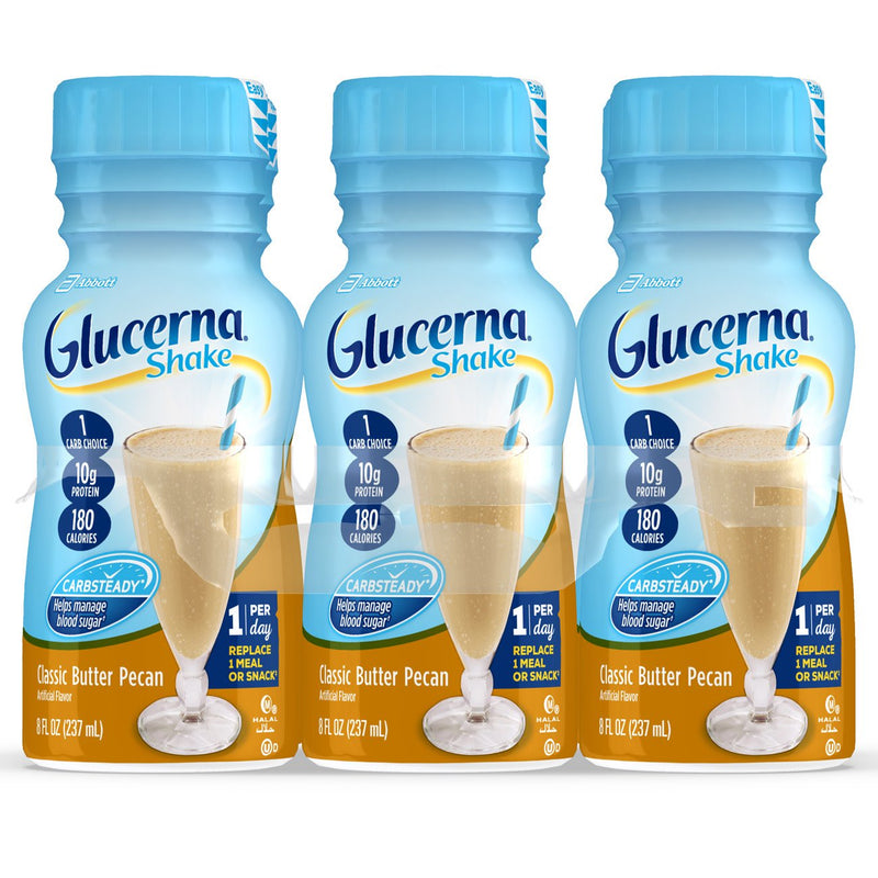 Glucerna® Shake Butter Pecan Oral Supplement, 8 oz. Bottle
