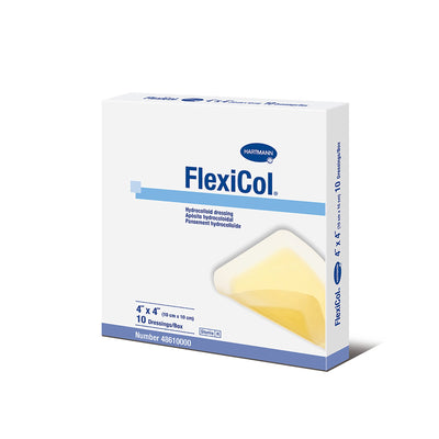 FlexiCol® Hydrocolloid Dressing, 4 x 4 Inch