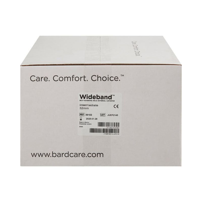 Bard Wide Band® Male External Catheter, Intermediate
