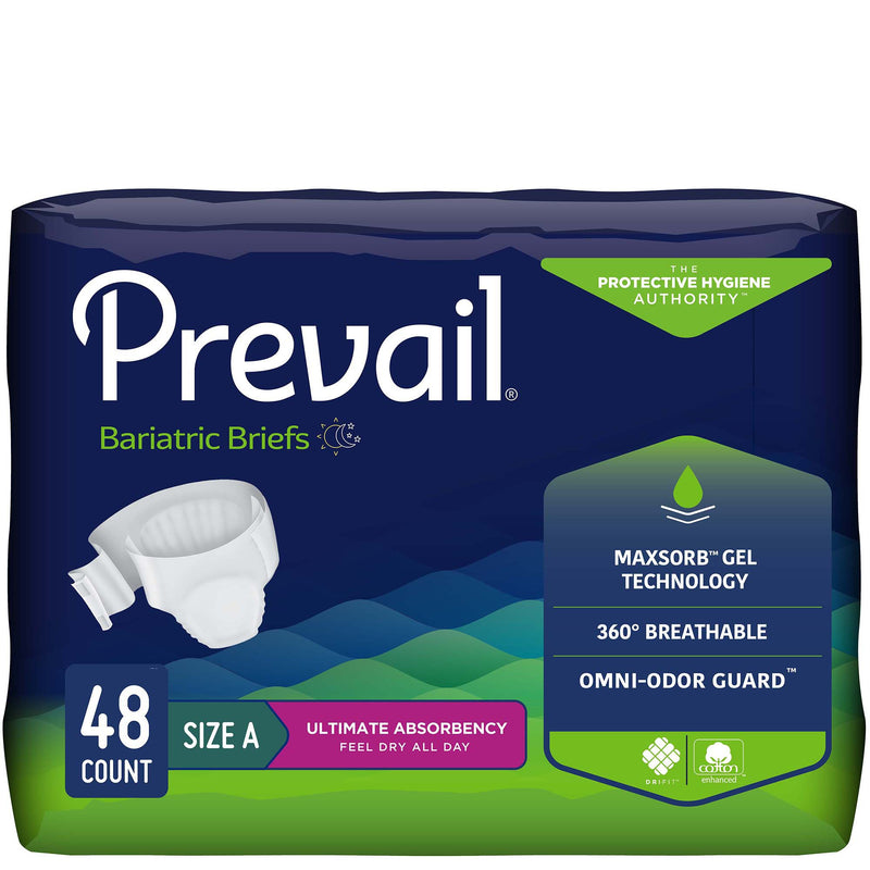 Prevail® Bariatric Ultimate Incontinence Brief, Size A