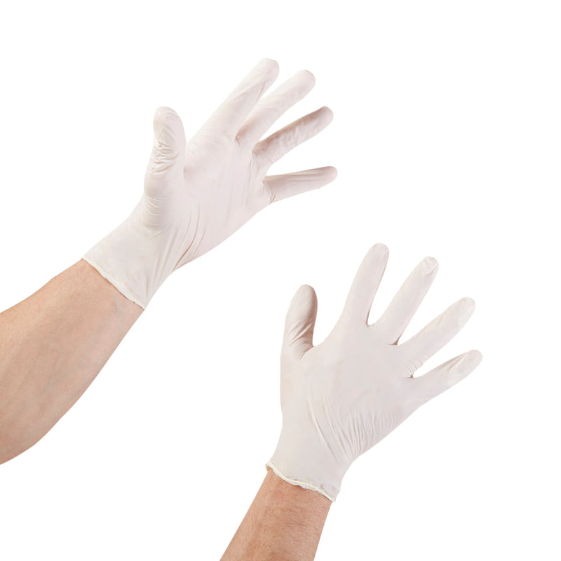 McKesson Stretch Vinyl Exam Glove, Large, Ivory