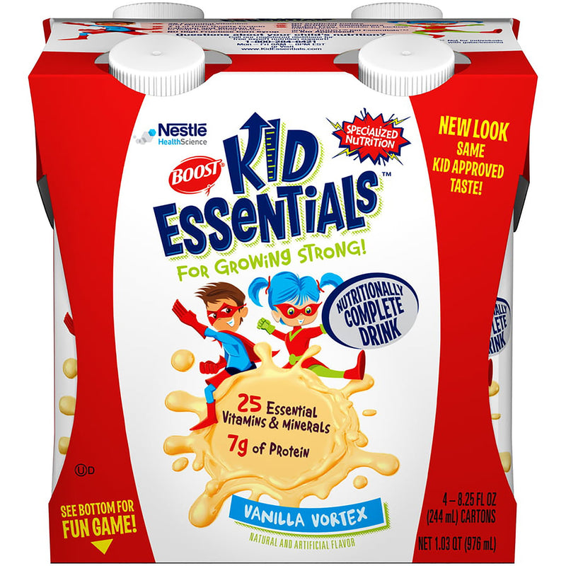Boost® Kid Essentials™ Vanilla Pediatric Oral Supplement, 8.25 oz. Carton