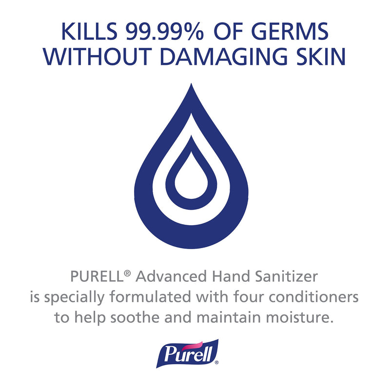 Purell Advanced Hand Sanitizer Foam, 70% Ethyl Alcohol, 1,200 mL Refill Bottle