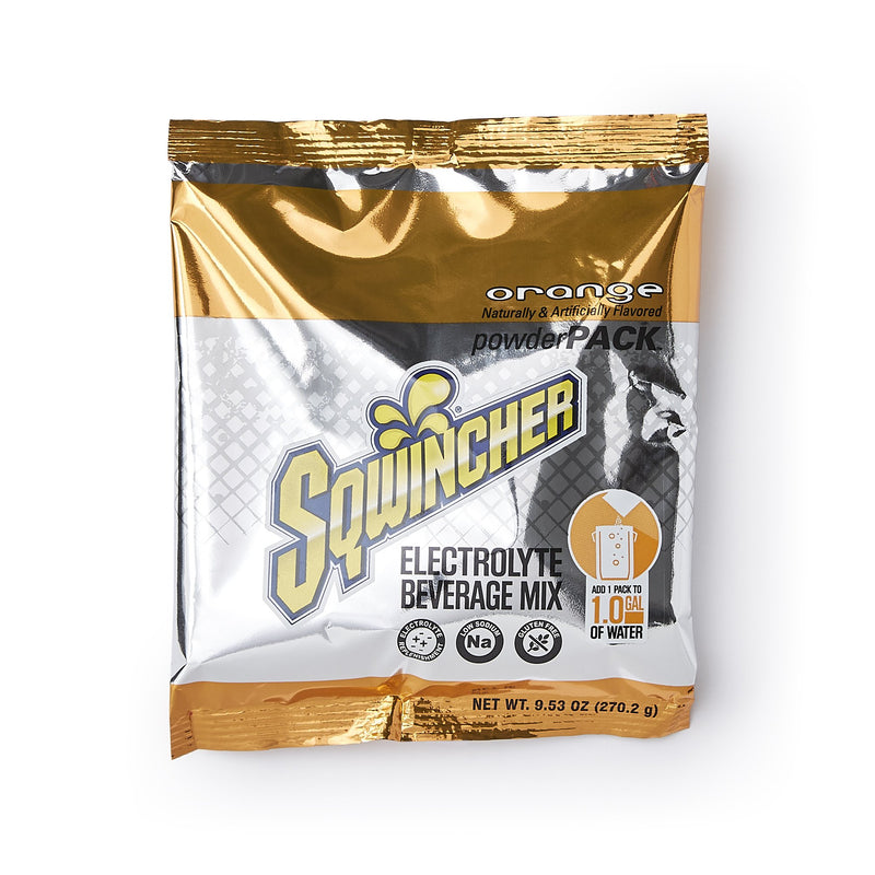 Sqwincher® Powder Pack® Orange Electrolyte Replenishment Drink Mix, 9.53 oz. Packet