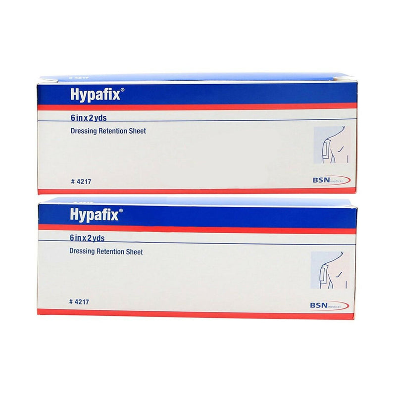 Hypafix Dressing Retention Sheet, Skin-Friendly, White, Non-Sterile, Non-Woven, 6 inch X 2 yards