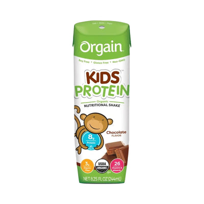 Orgain® Kids® Protein Organic Nutritional Shake Chocolate Pediatric Oral Supplement, 8.25 oz. Carton