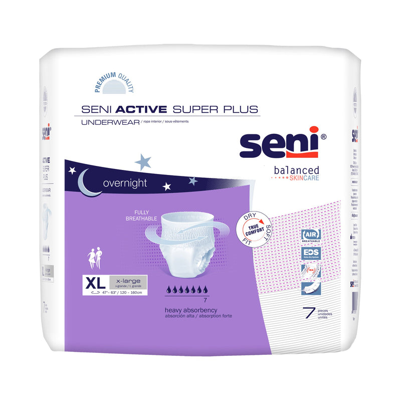 Seni® Active Super Plus Heavy Absorbent Underwear, Extra Large