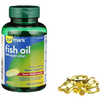 sunmark® 1000 mg Strength Fish Oil Omega-3 Supplement