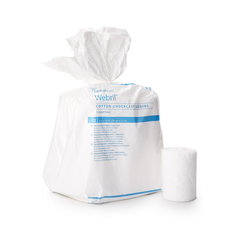 Webril Undercast Cotton Cast Padding, NonSterile, 6 Inch X 4 Yards