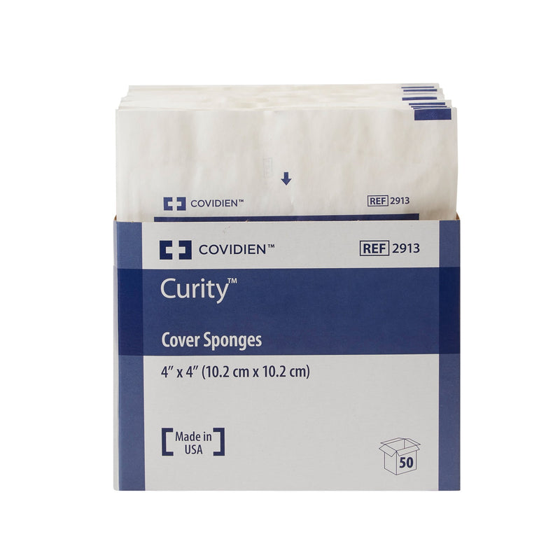 Curity™ Sterile Nonwoven Sponge, 4 x 4 Inch