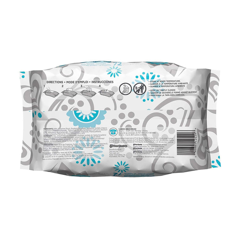 Cuties Baby Wipes, Soft Pack, Aloe, Unscented