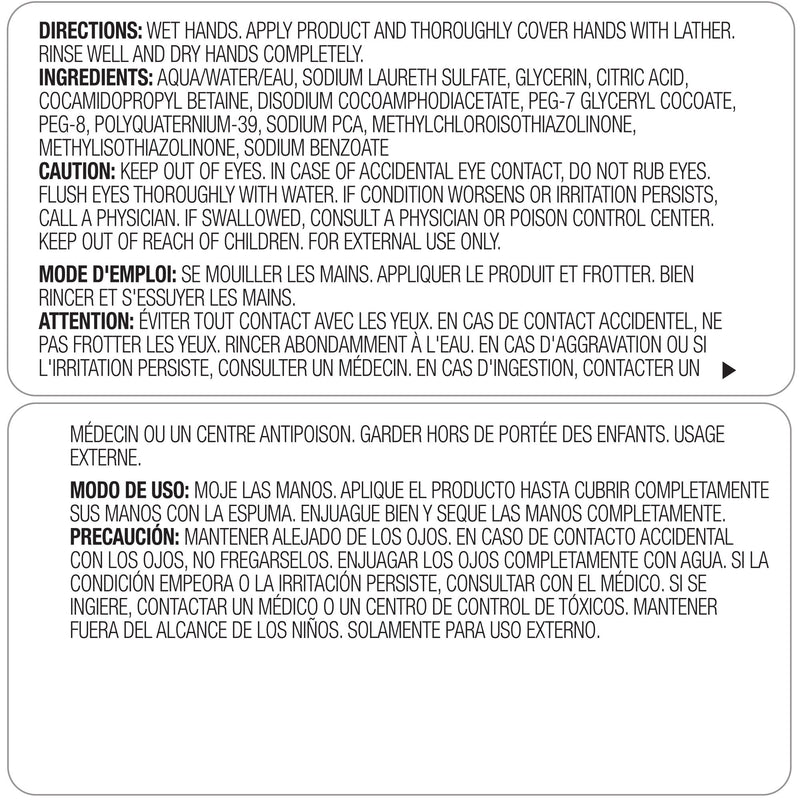 GOJO Provon Clear and Mild Foam Handwash 1,200 mL, Dispenser Refill Bottle, Unscented