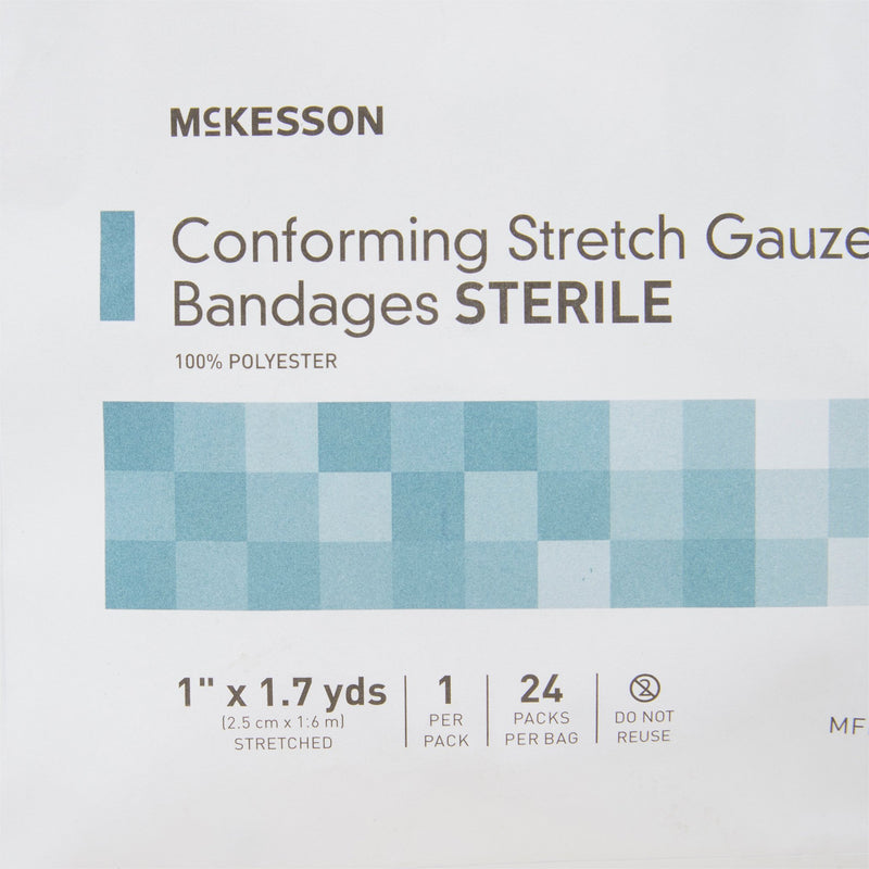 McKesson Sterile Conforming Bandage, 1 Inch x 1-7/10 Yard