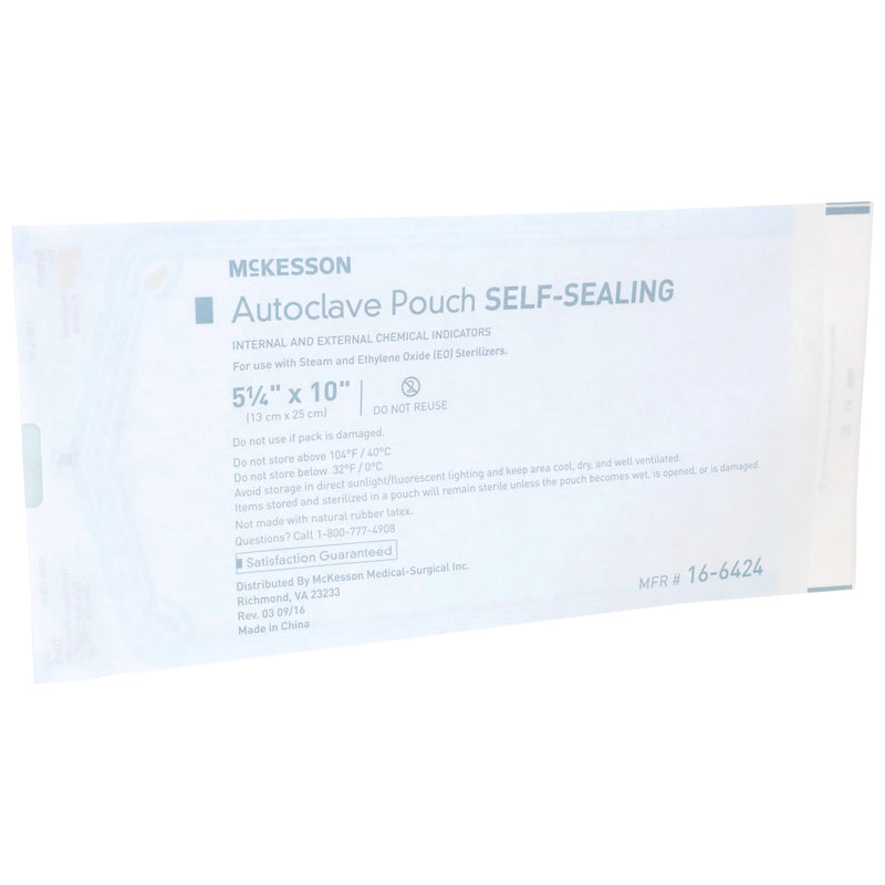 McKesson Sterilization Pouch, 5¼ x 10 Inch