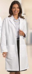 Fashion Seal Healthcare® Lab Coat, Small, White