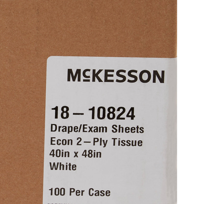McKesson Nonsterile Physical Exam General Purpose Drape, 40 W x 48 L Inch