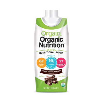 Orgain® Organic Chocolate Oral Supplement, 11 oz. Carton