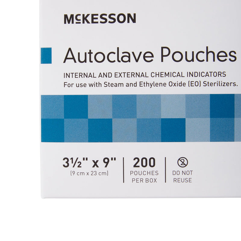 McKesson Sterilization Pouch, 3½ x 9 Inch